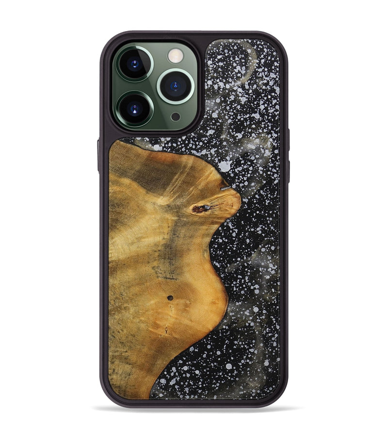 iPhone 13 Pro Max Wood+Resin Phone Case - Hallie (Cosmos, 701021)