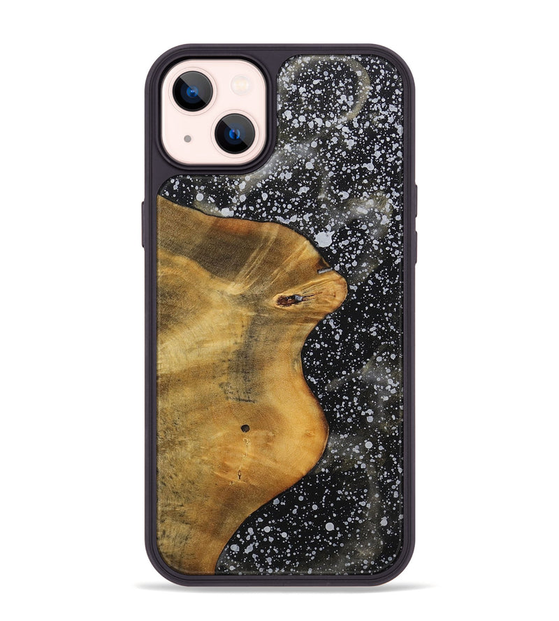 iPhone 14 Plus Wood+Resin Phone Case - Hallie (Cosmos, 701021)