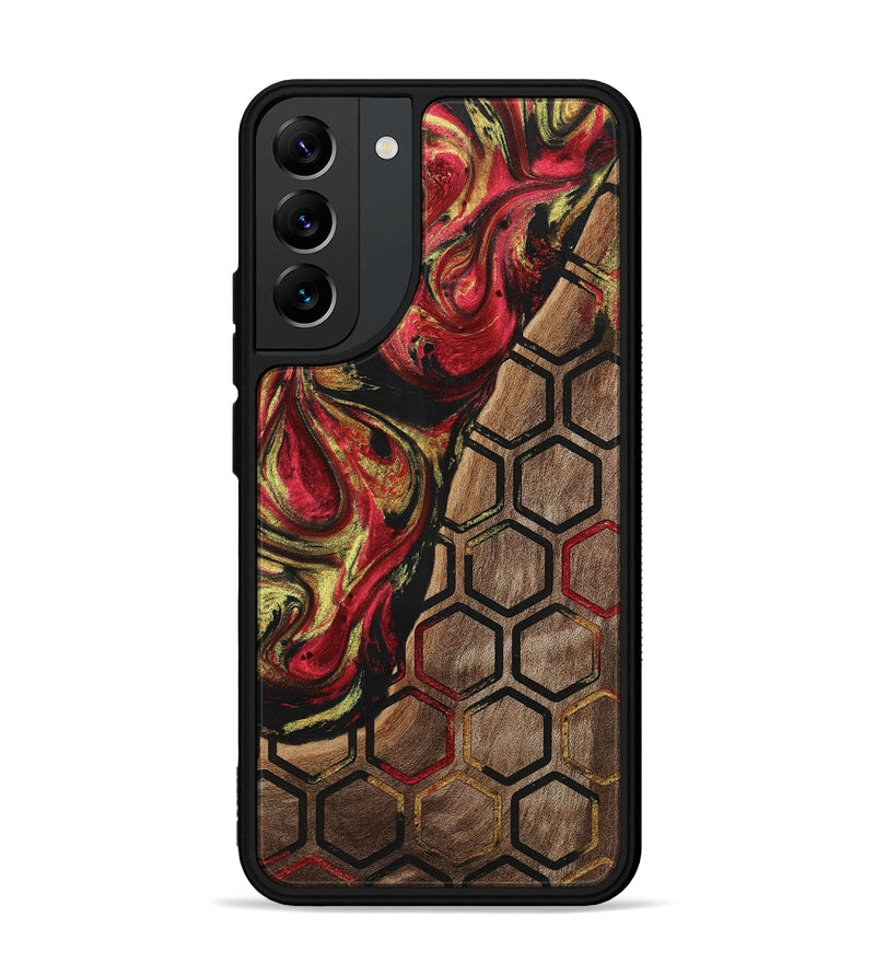 Galaxy S22 Plus Wood+Resin Phone Case - Danna (Pattern, 701052)