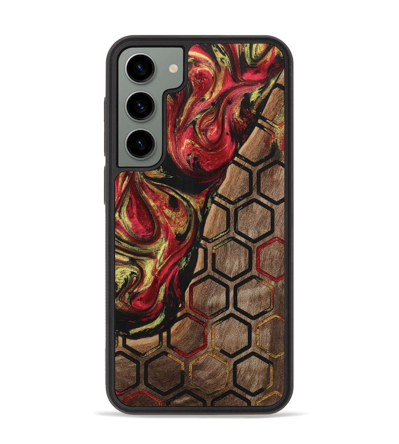 Galaxy S23 Plus Wood+Resin Phone Case - Danna (Pattern, 701052)