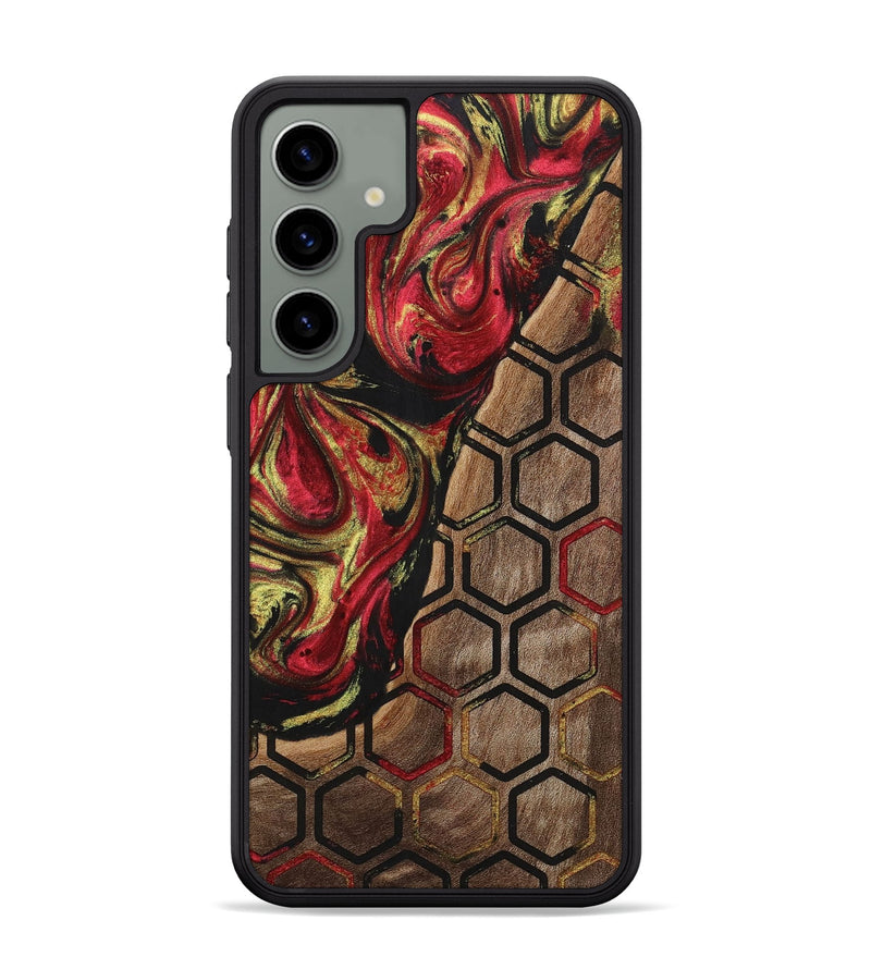 Galaxy S24 Plus Wood+Resin Phone Case - Danna (Pattern, 701052)