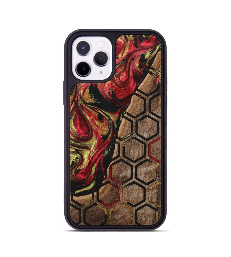 iPhone 11 Pro Wood+Resin Phone Case - Danna (Pattern, 701052)