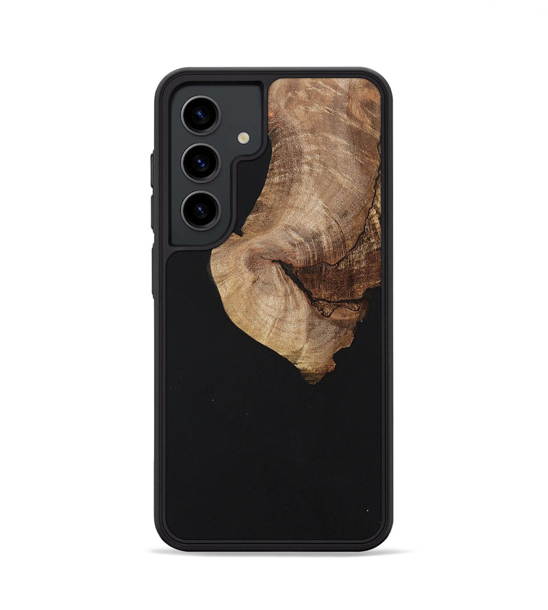 Galaxy S24 Wood+Resin Phone Case - Griffin (Pure Black, 701145)