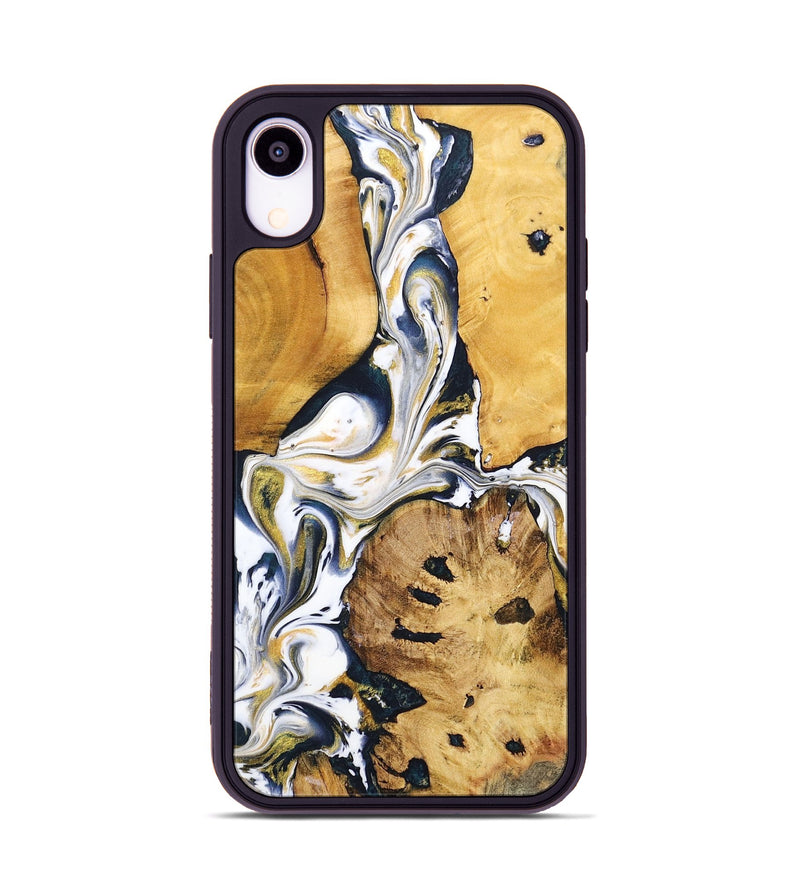 iPhone Xr Wood+Resin Phone Case - Noelle (Mosaic, 701382)