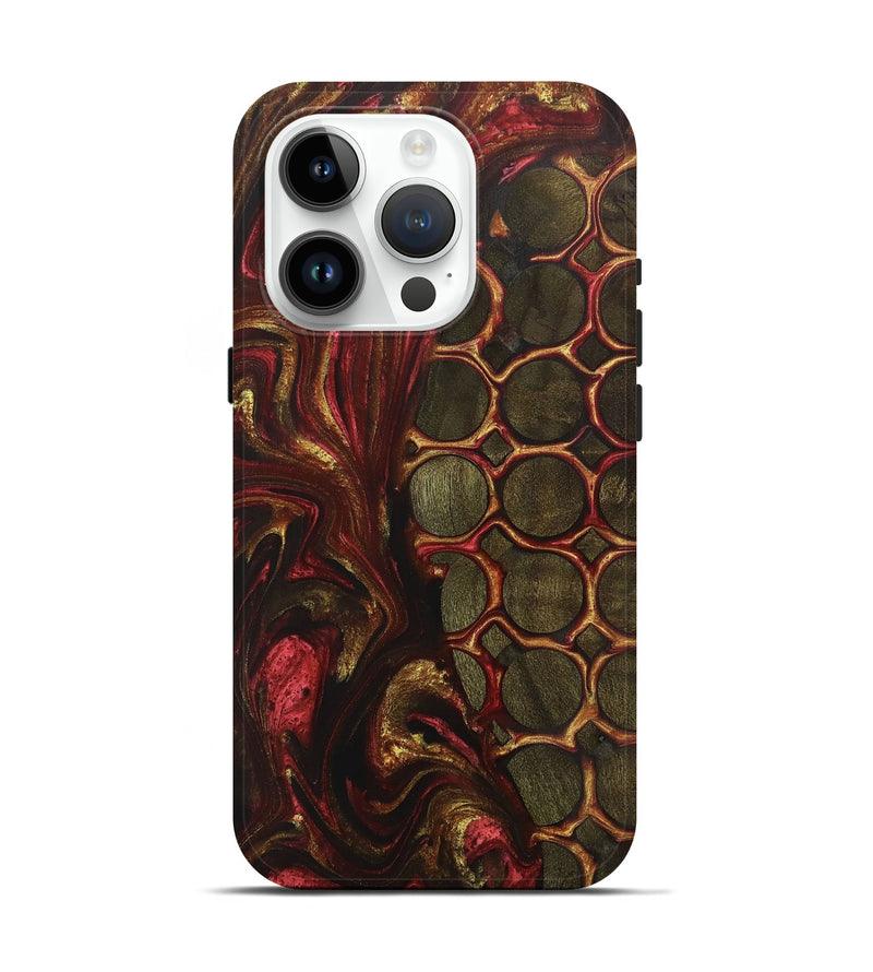 iPhone 15 Pro Wood+Resin Live Edge Phone Case - Ronnie (Pattern, 701642)
