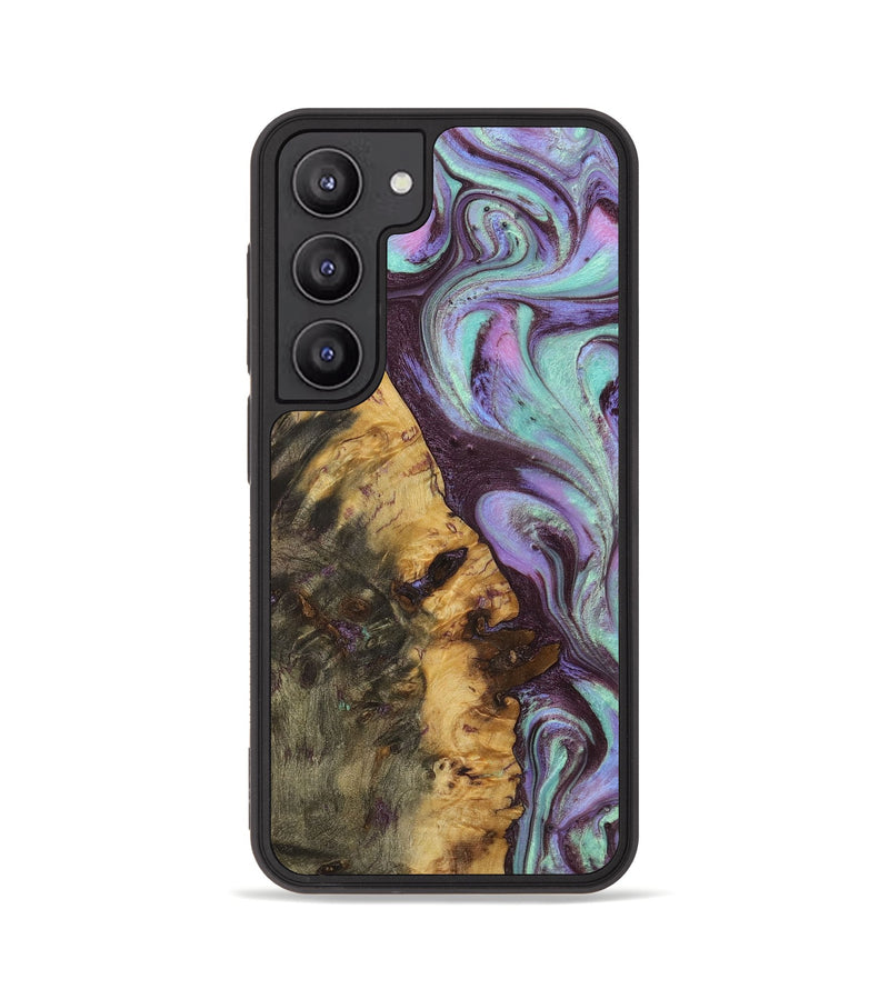 Galaxy S23 Wood+Resin Phone Case - Aubrie (Purple, 701693)