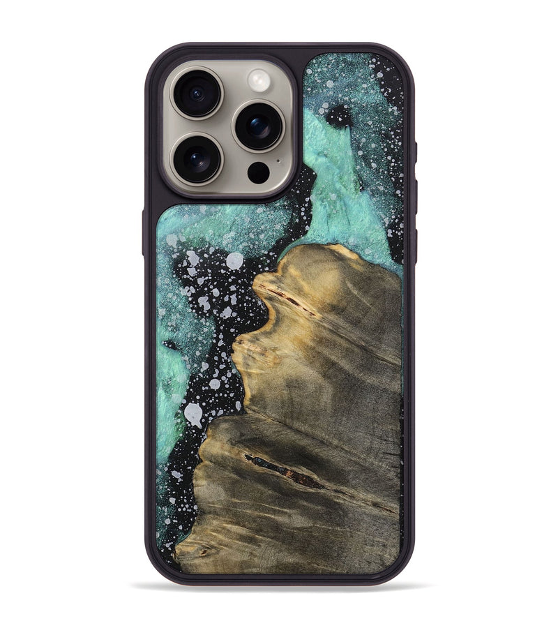 iPhone 15 Pro Max Wood+Resin Phone Case - Lorrie (Cosmos, 701713)