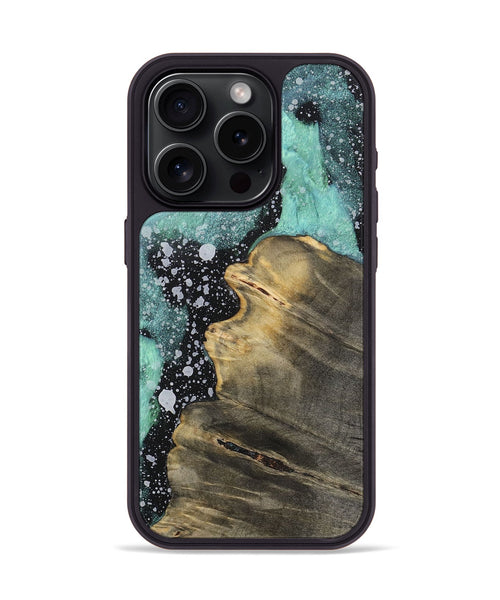 iPhone 15 Pro Wood+Resin Phone Case - Lorrie (Cosmos, 701713)