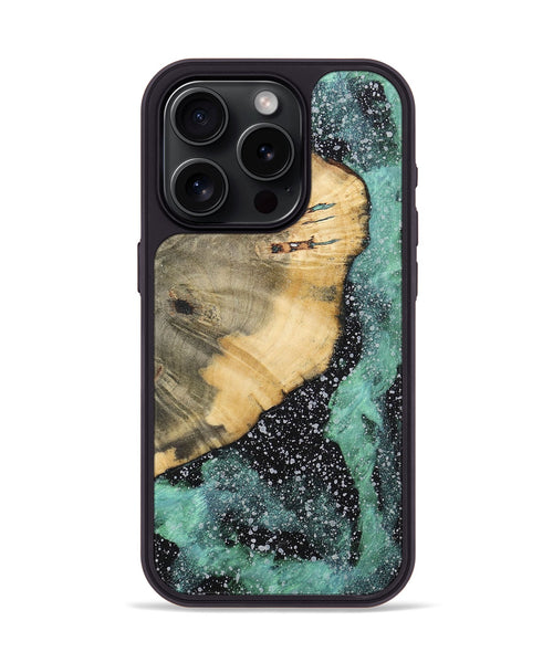 iPhone 15 Pro Wood+Resin Phone Case - Anthony (Cosmos, 701716)
