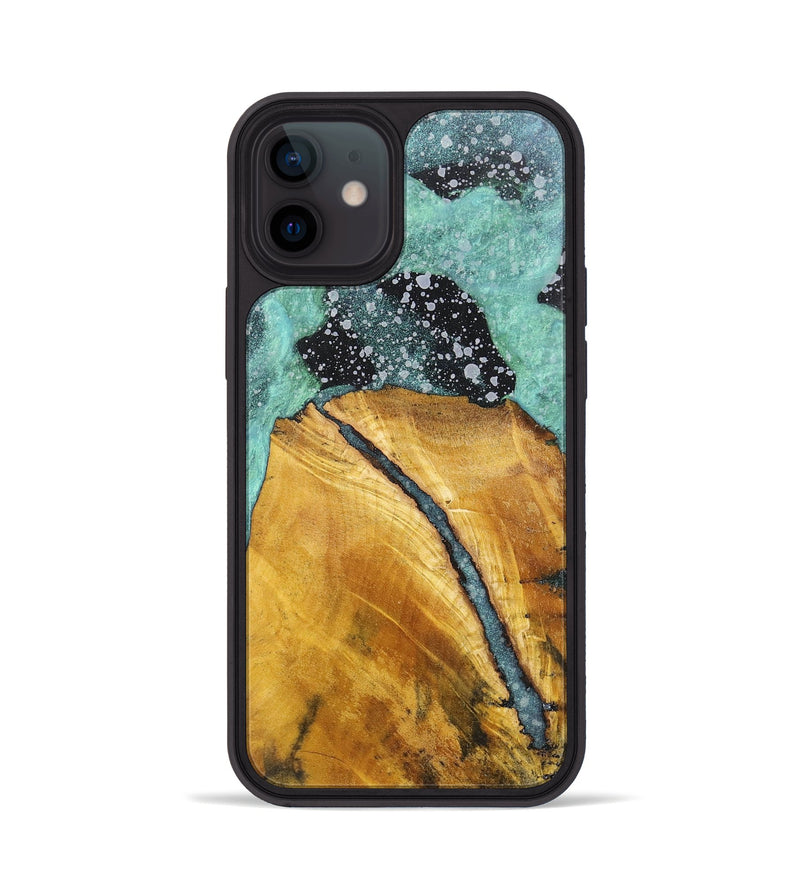 iPhone 12 Wood+Resin Phone Case - Cecilia (Cosmos, 701725)
