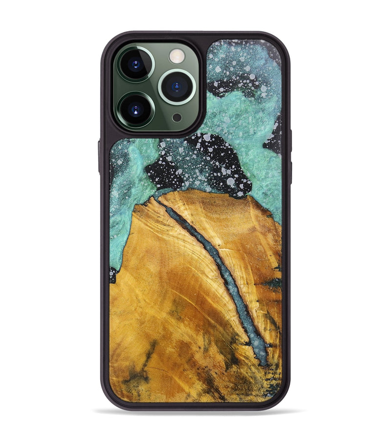 iPhone 13 Pro Max Wood+Resin Phone Case - Cecilia (Cosmos, 701725)