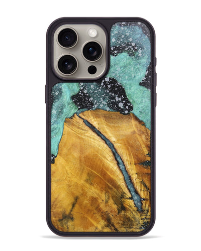 iPhone 15 Pro Max Wood+Resin Phone Case - Cecilia (Cosmos, 701725)