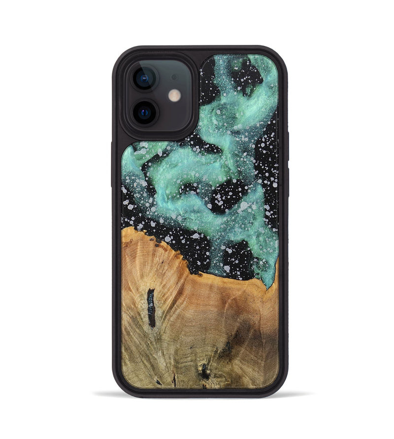 iPhone 12 Wood+Resin Phone Case - Benny (Cosmos, 701729)