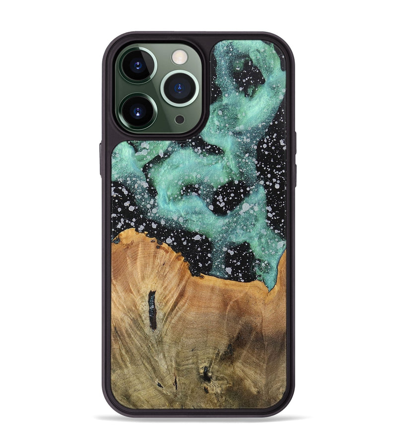 iPhone 13 Pro Max Wood+Resin Phone Case - Benny (Cosmos, 701729)