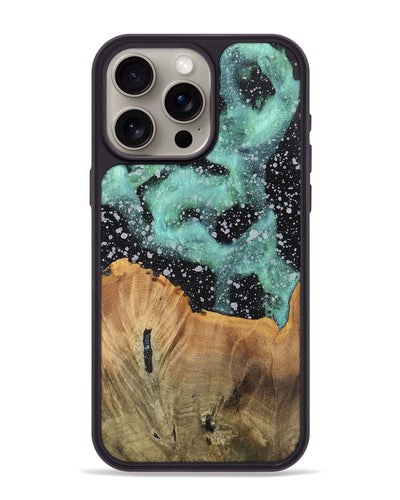 iPhone 15 Pro Max Wood+Resin Phone Case - Benny (Cosmos, 701729)