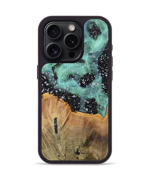iPhone 15 Pro Wood+Resin Phone Case - Benny (Cosmos, 701729)