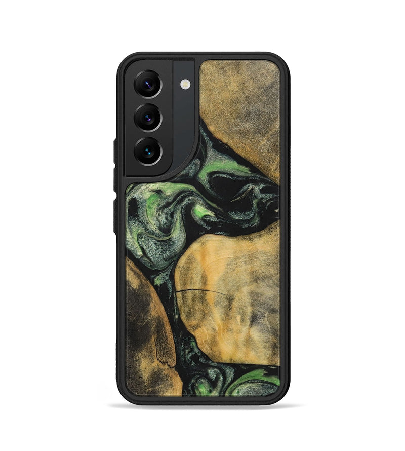 Galaxy S22 Wood+Resin Phone Case - Brenden (Mosaic, 701735)