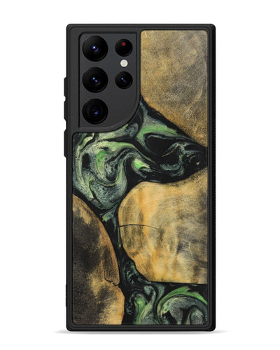 Galaxy S22 Ultra Wood+Resin Phone Case - Brenden (Mosaic, 701735)