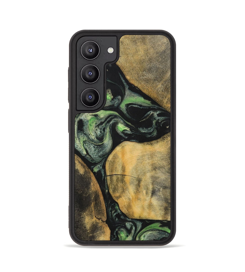Galaxy S23 Wood+Resin Phone Case - Brenden (Mosaic, 701735)