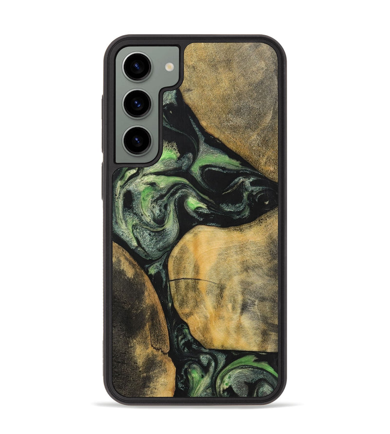 Galaxy S23 Plus Wood+Resin Phone Case - Brenden (Mosaic, 701735)