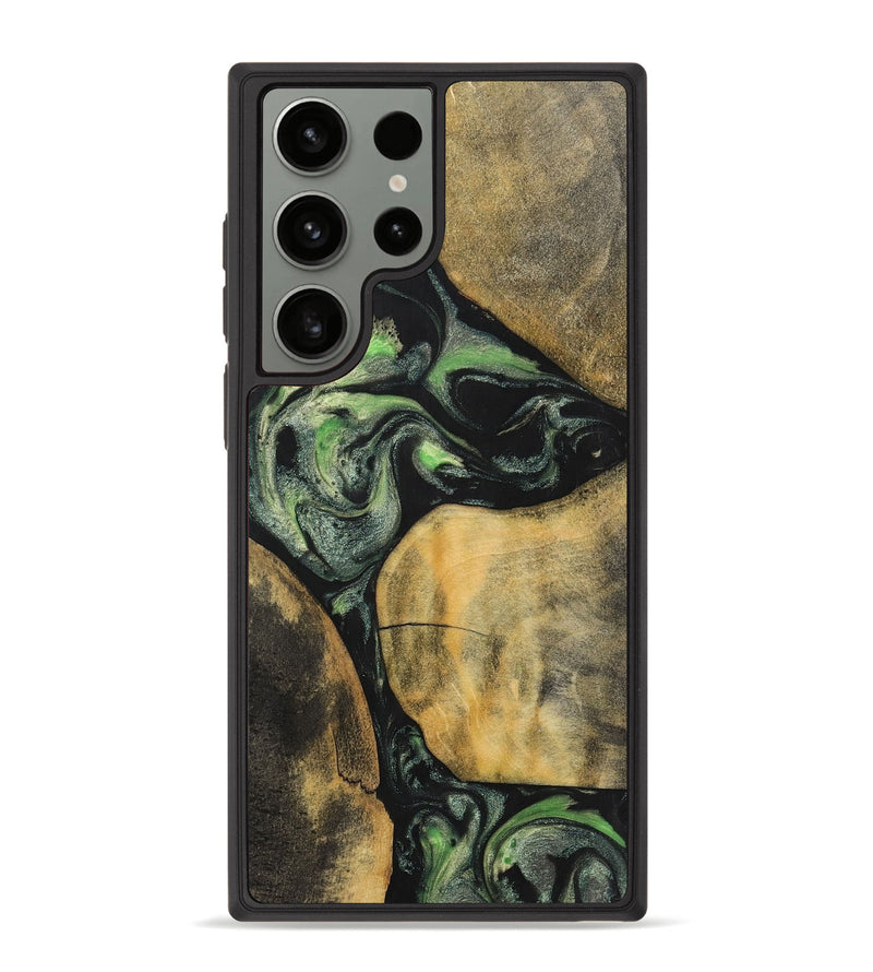 Galaxy S23 Ultra Wood+Resin Phone Case - Brenden (Mosaic, 701735)