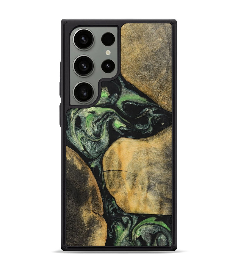 Galaxy S24 Ultra Wood+Resin Phone Case - Brenden (Mosaic, 701735)