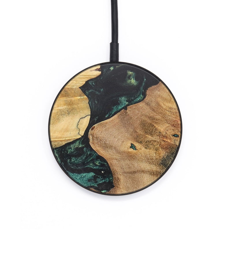 Circle Wood+Resin Wireless Charger - Everleigh (Green, 701780)