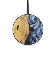 Circle Wood+Resin Wireless Charger - Maude (Blue, 701798)