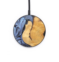 Circle Wood+Resin Wireless Charger - Janine (Blue, 701803)