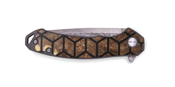 EDC Wood+Resin Pocket Knife - Jaslene (Pattern, 701846)