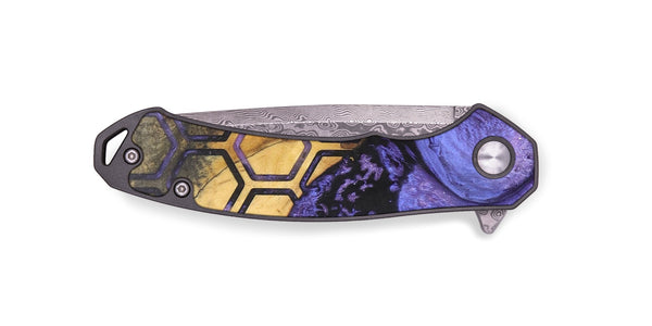 EDC Wood+Resin Pocket Knife - Kristen (Pattern, 701847)