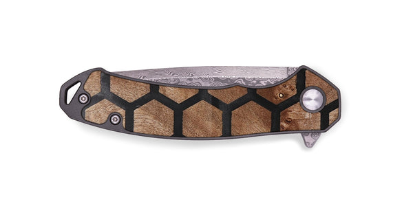 EDC Wood+Resin Pocket Knife - Lukas (Pattern, 701849)