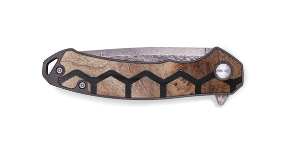 EDC Wood+Resin Pocket Knife - Kimora (Pattern, 701852)
