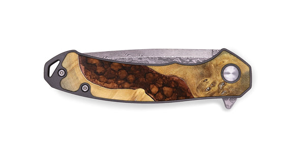 EDC Wood+Resin Pocket Knife - Juanita (Watercolor, 701889)