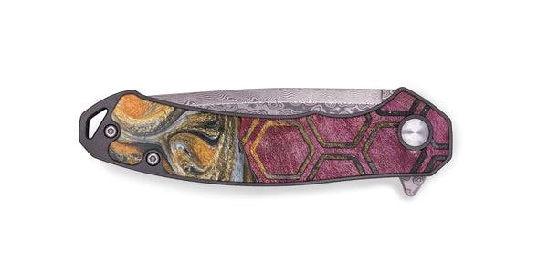 EDC Wood+Resin Pocket Knife - Landon (Pattern, 701892)