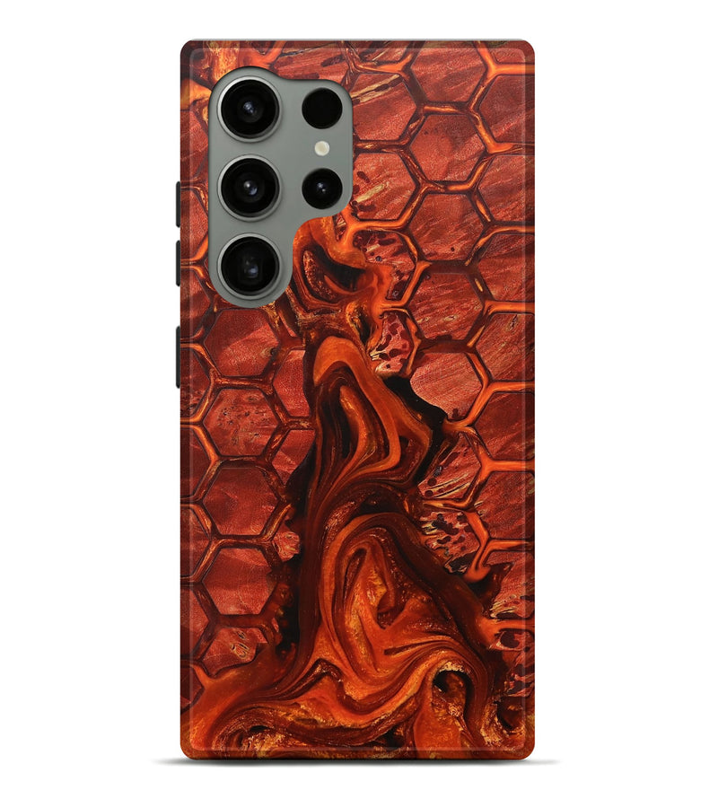 Galaxy S24 Ultra Wood+Resin Live Edge Phone Case - Lakisha (Pattern, 702090)