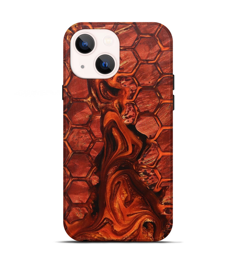 iPhone 13 Wood+Resin Live Edge Phone Case - Lakisha (Pattern, 702090)