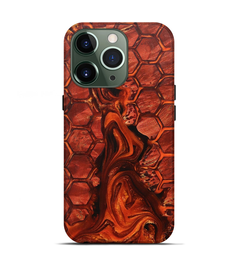 iPhone 13 Pro Wood+Resin Live Edge Phone Case - Lakisha (Pattern, 702090)