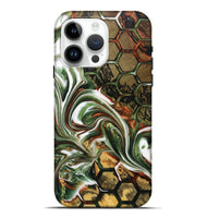 iPhone 15 Pro Max Wood+Resin Live Edge Phone Case - Sheena (Pattern, 702092)