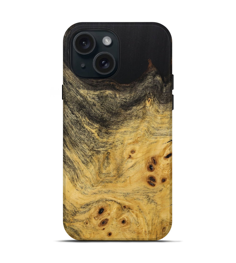 iPhone 15  Live Edge Phone Case - Kari (Wood Burl, 702107)