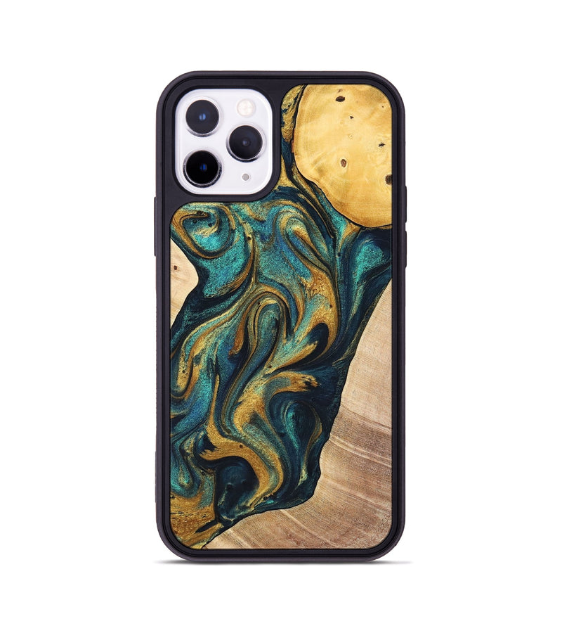 iPhone 11 Pro Wood+Resin Phone Case - Sondra (Mosaic, 702162)
