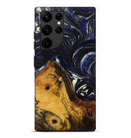 Galaxy S22 Ultra Wood+Resin Live Edge Phone Case - Nash (Blue, 702235)
