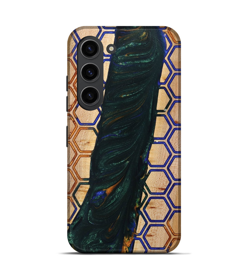 Galaxy S23 Wood+Resin Live Edge Phone Case - Shaniqua (Pattern, 702237)