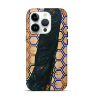 iPhone 15 Pro Wood+Resin Live Edge Phone Case - Shaniqua (Pattern, 702237)