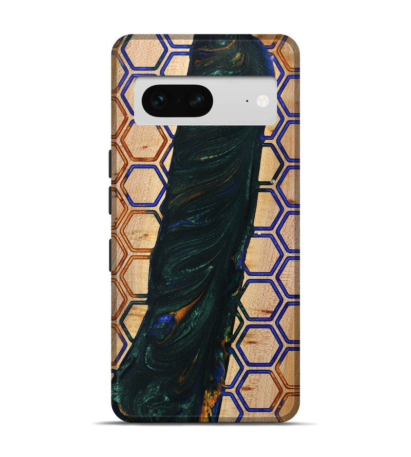 Pixel 7 Wood+Resin Live Edge Phone Case - Shaniqua (Pattern, 702237)