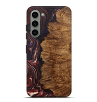 Galaxy S23 Plus Wood+Resin Live Edge Phone Case - Therese (Red, 702240)