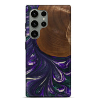 Galaxy S24 Ultra Wood+Resin Live Edge Phone Case - Katina (Purple, 702247)