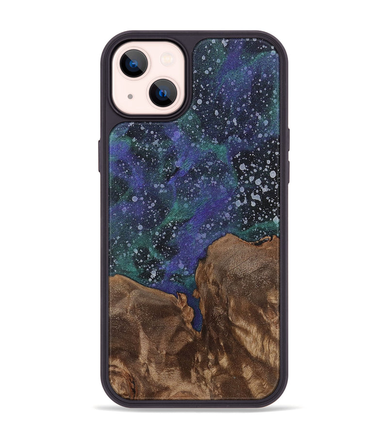 iPhone 14 Plus Wood+Resin Phone Case - Gene (Cosmos, 702253)