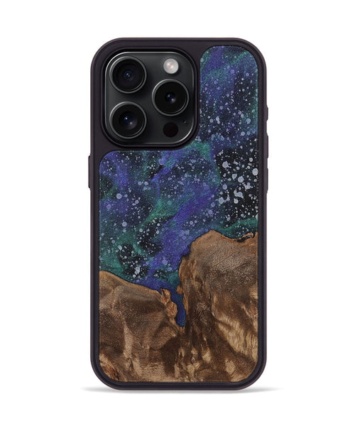 iPhone 15 Pro Wood+Resin Phone Case - Gene (Cosmos, 702253)