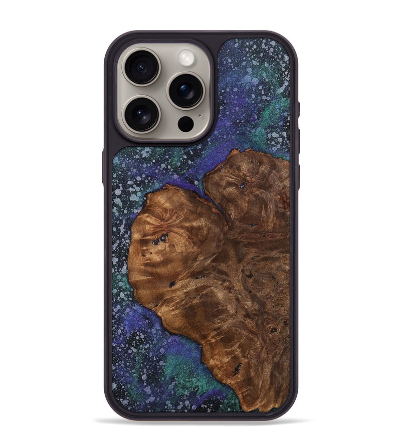 iPhone 15 Pro Max Wood+Resin Phone Case - Gwen (Cosmos, 702254)
